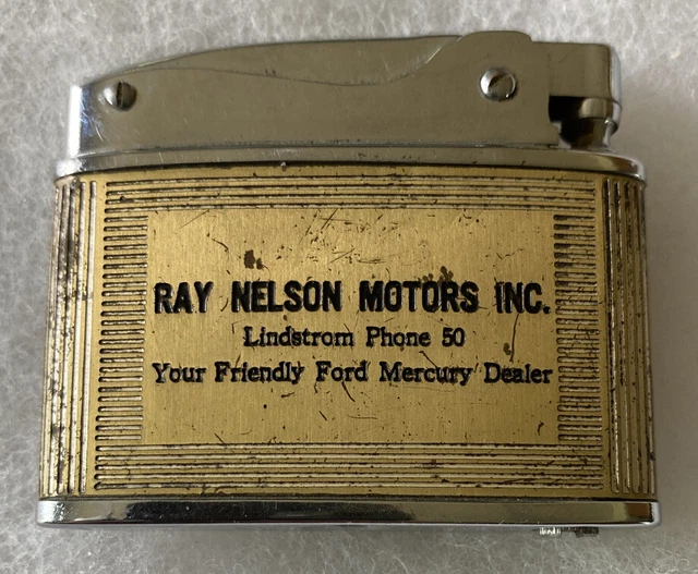 LINDSTROM MN MINNESOTA RAY NELSON MOTORS FORD Advertising Lighter