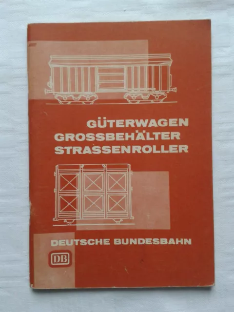 Deutsche Reichsbahn Güterwagen Großbehälter Straßenroller Güterwagendienst DB