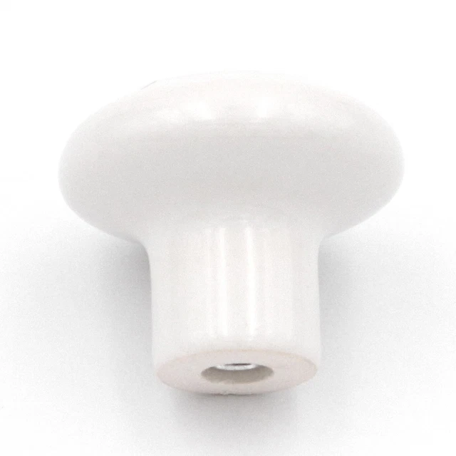 Bouton céramique blanche Amerock 1 3/8" BP1323-W 3