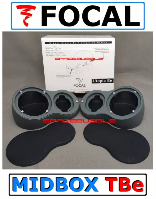 🟦⬜🟥 NEW 🔊 FOCAL ✅ MIDBOX TBe Pair ►for Car Utopia No5 No6 No7 TBe Tweeters