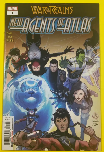 War Of The Realms: New Agents Of Atlas #1 (Marvel 2019) 1St Luna Snow | Aero