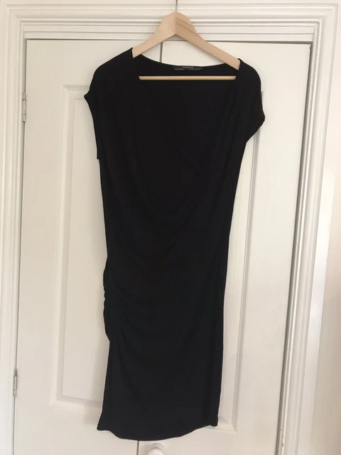 ALL SAINTS BLACK Jersey Wrap Dress Size 12 6.49 - PicClick UK ALL SAINTS BLACK Jersey Wrap Dress Size 12 6.49 - PicClick UK