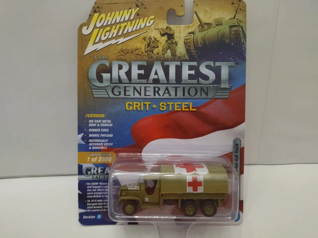 Gmc Cckw 353 2-1/2 Ton 6X6 Truck Ambulance Ww Ii 1:64/1:87 Johnny Lightning
