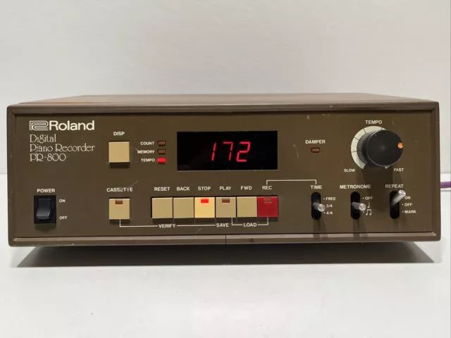 Roland PR-800 Digital Piano Recorder - Rare 80's Midi Interface - SEE PHOTOS-