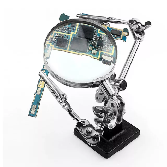DIY Repair Welding Bench Working Table Clamp Magnifying Tool Jewelry Accessories
