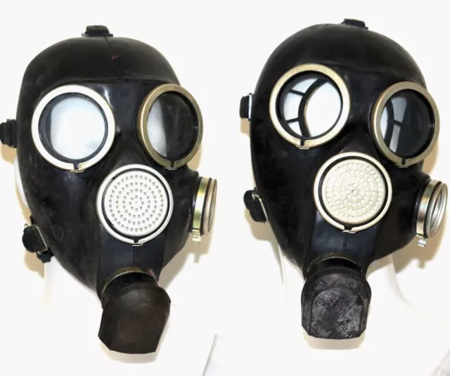 SET of two Gas Masks GP-7 ONLY Soviet Russian NEW VINTAGE GENUINE RETRO USSR