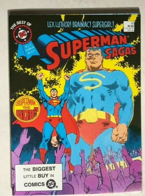 BEST OF DC SPECIAL BLUE RIBBON COMICS DIGEST #59 (1985) Superman FINE