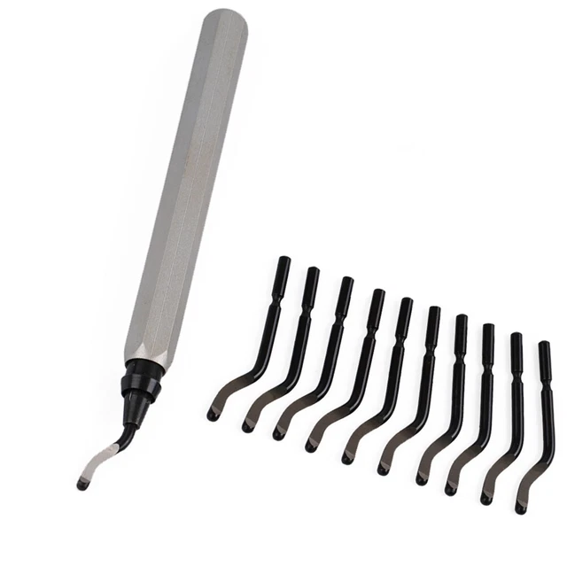 Ahlsen Chanfrein à Poignée Hexagonale 6 Pièces, Fraise Fraisée à 90