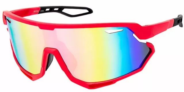 Oversized One Piece Blade Sports Shield Baseball Cycling Sunglasses Mirror 17TRV