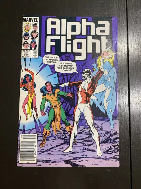Alpha Flight #27 (October 1985) Marvel Comics John Byrne VF