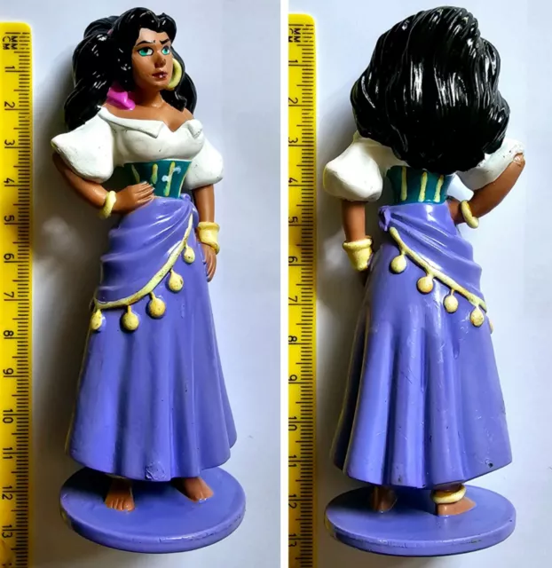 Vintage McDonalds Hunchback of Notre Dame, Esmerelda Happy Meal Toy Figure, 1996