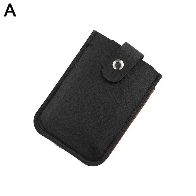 Black Pulling Type Multi Card ID Sleeve Anti Demagnetization Compact Ultra-th V8