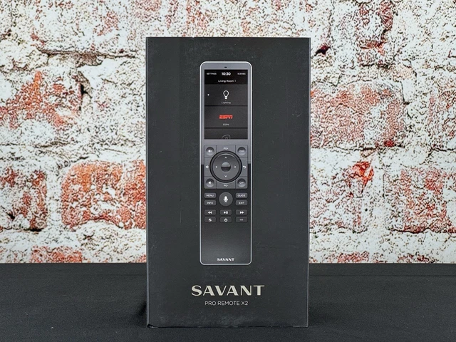 Savant Pro REM-1100-00 Black Touchscreen Single Room Universal Remote Control – Open Box
