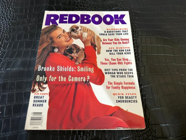 AUGUST 1991 REDBOOK Magazine - BROOKE SHIELDS $12.00 - PicClick