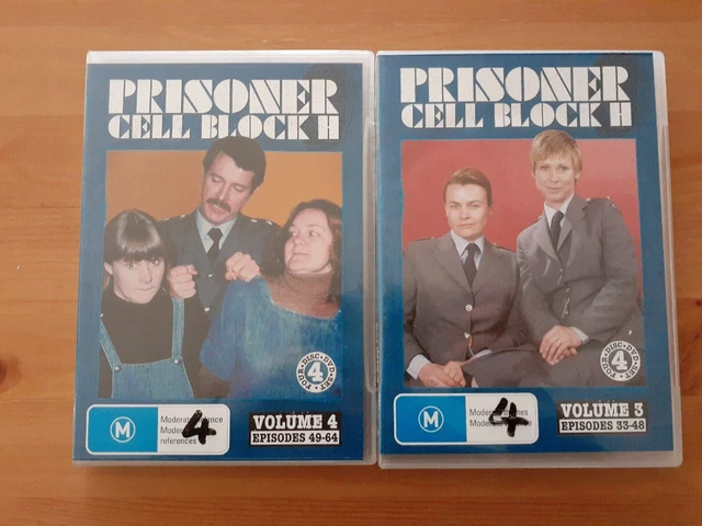 Prisoner Cell Block H DVDs Volumes 3 And 4  – Region 0 Episodes 33-64