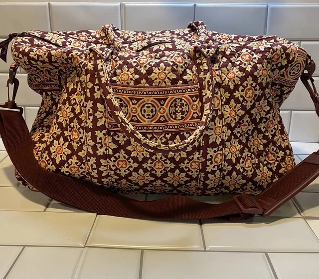 VERA BRADLEY BAROQUE Set Travel Weekender Duffle Large Travel