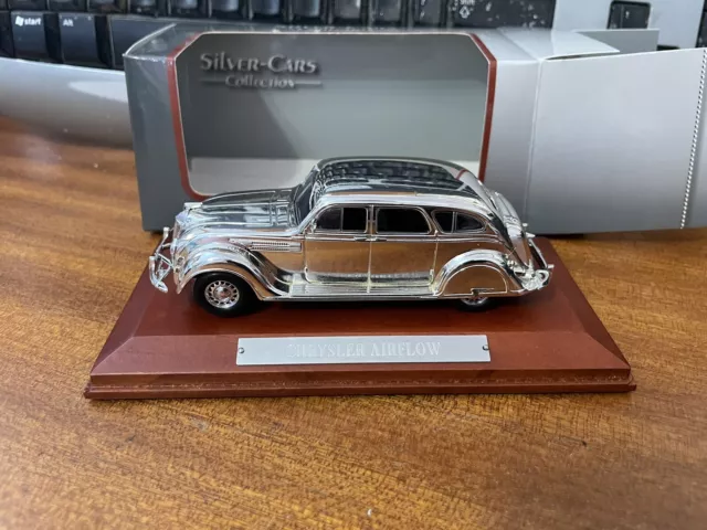 Atlas Editions 1/43 Scale Silver Cars Collection Chrysler Airflow - Boxed