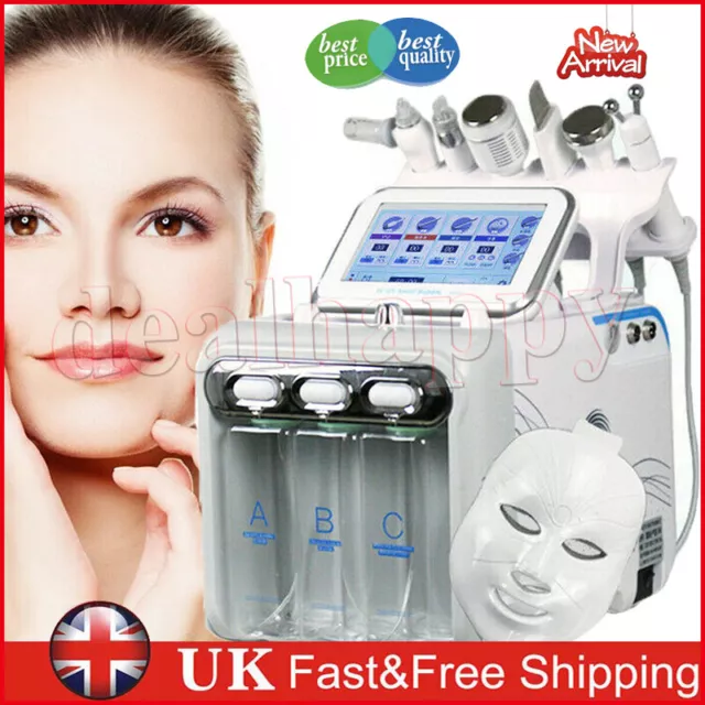 7 in1 Spa Hydra Water Facial Cleaner Aqua Peel Hydro Dermabrasion Beauty Machine