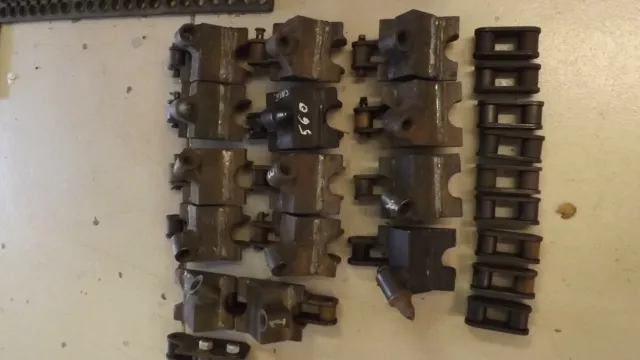 New Trencher Welded H-Plate TrenchAll Chain Lot Vermeer Case 560
