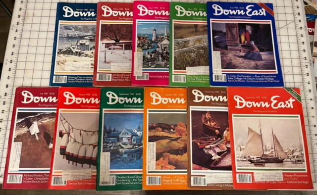 Down East Maine Magazines Pick Feb/Mar/Apr/May/Jun/Jul/Aug/Sep/Oct/Nov/Dec 1982