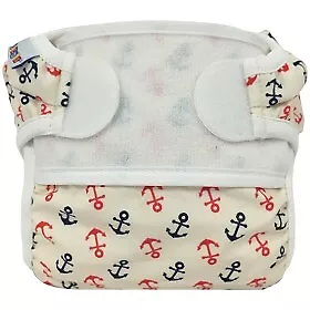 Anchors Away Reusable Swim Diaper - Swimmi by Bummis Size Small fits 9-15 lbs