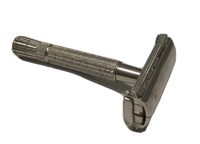 Vintage Gillette Safety Razor C2 Super Speed Flare Tip DE TTO 1950s