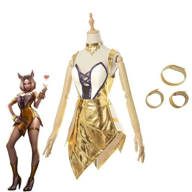 LEAGUE OF LEGENDS KDA Ahri Prestige Cosplay LOL KDA Ahri Prestige Size