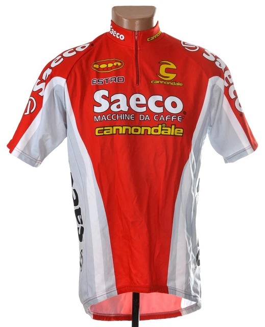 Maillot Cycliste Vintage Cannondale Saeco Valli & Valli - Taille M - Homme - Excellent état