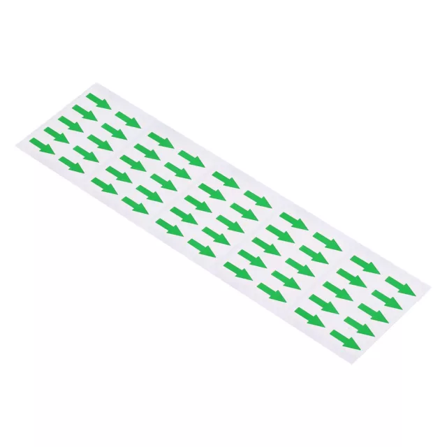 0.8x0.4" Small Arrow Sticker Label Adhesive Color Coding Sign Decal Green 800pcs