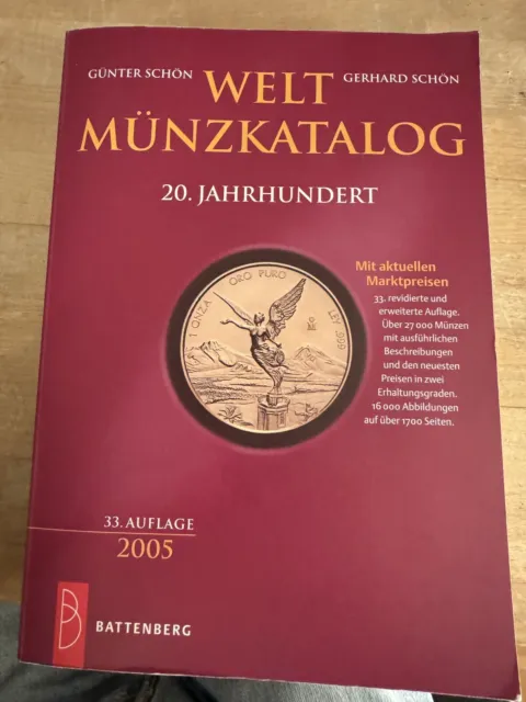 Weltmünzkatalog 20. Jahrhundert von Günter Schön (2005, Taschenbuch)