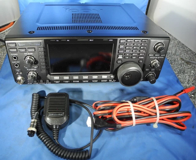 IC7600 HF/50MHZ SSB/FM/AM/CW 100W Transceiver Ham Radio VERY NICE