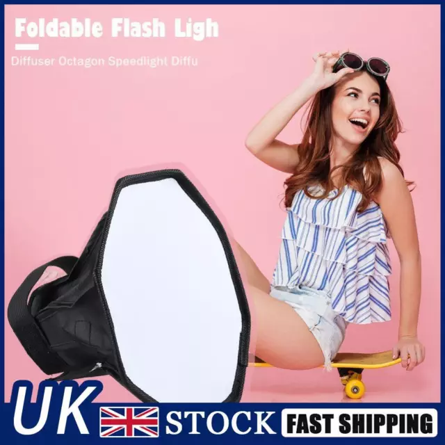 PULUZ 20cm Octagon Flash Light Diffuser Folding Flash Light Soft Box Universal