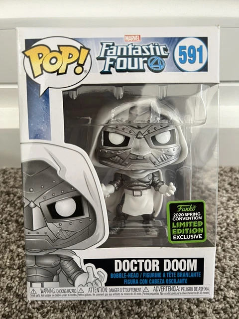 Funko POP Marvel Fantastic Four Doctor Doom #591 Vinyl Figure 2020 Spring Conv