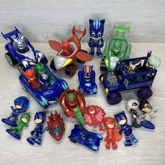 LOT OF 26 Disney Jr. PJ Masks Toy Figures/Vehicles Catboy Owlette Luna