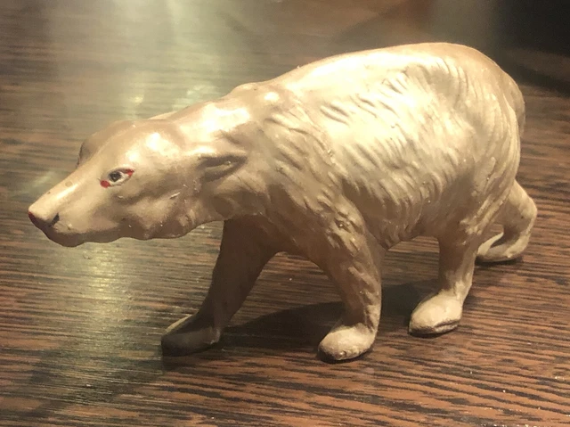 JOUET ANCIEN CELLULOID Petitcollin Ane Et Son Pecheur A Pied