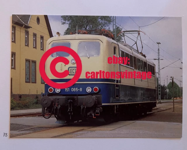 E 151 085 DB Eisenbahn Ansichtskarte  I carltonsvintage