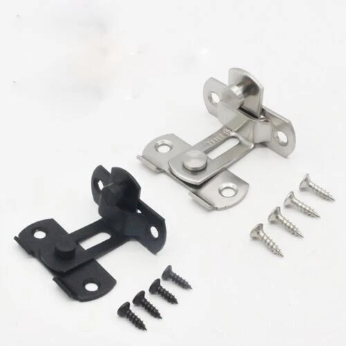Barn Door Cast Steel Hook Latch Lock Decoration Right Angle Sliding Door Buc