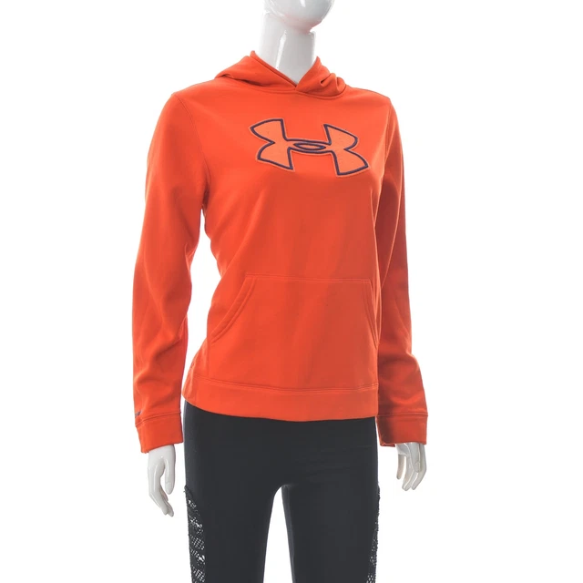 Under armour Donna Toppa Felpa con Logo Sportswear Manica Lunga Larga per Misura