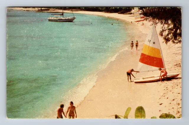 Barbados West Indies, Paradise Beach Hotel, Advertising Antique Vintage Postcard