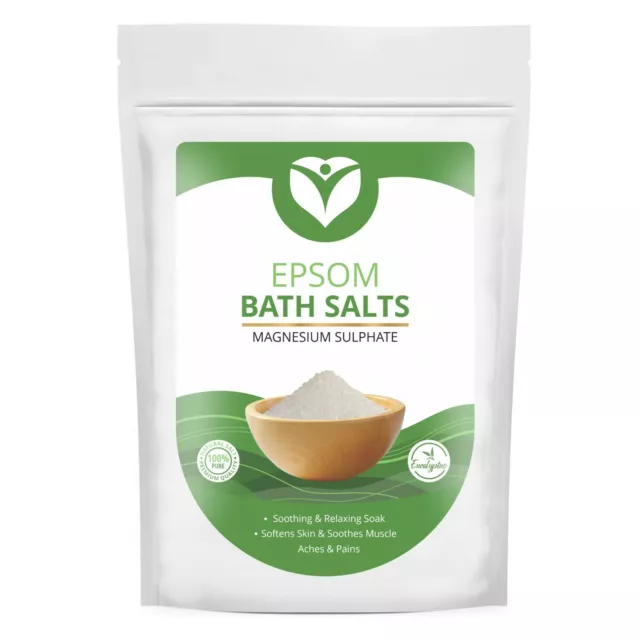 Epsom Bath Salts Spa Natural Magnesium Sulphate Relax Muscle Joints Aches Pain