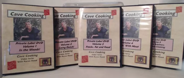 Cave Cooking: Wilderness and Survival Cooking Library 5 DVD Set / survivalist