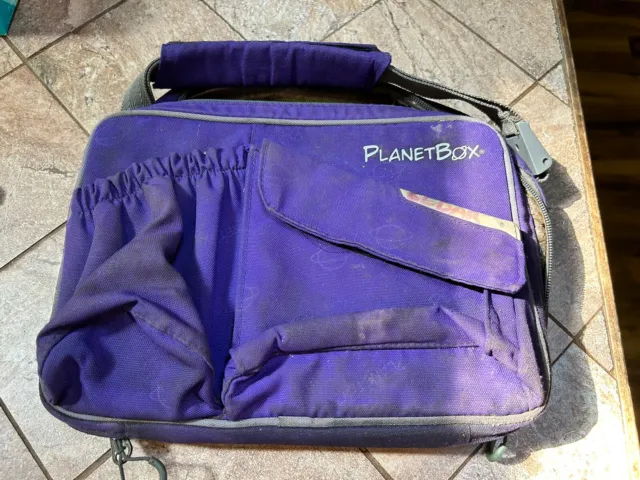 PlanetBox purple Insulated Lunch Carry Bag, rover 9 x 12 x 2.5 inches