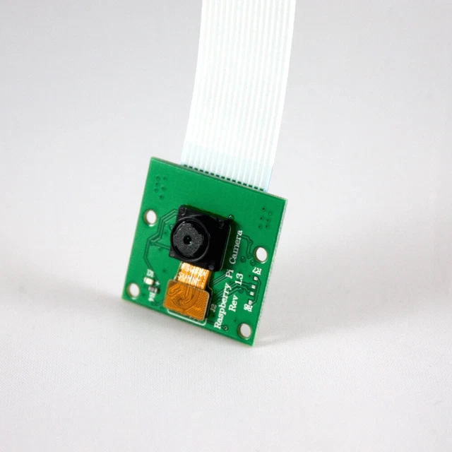 Module Caméra 5MP 1080P Raspberry Pi Avec Étui Acrylique Et Câble Flexible - Compatible Pi 4 / 3B+
