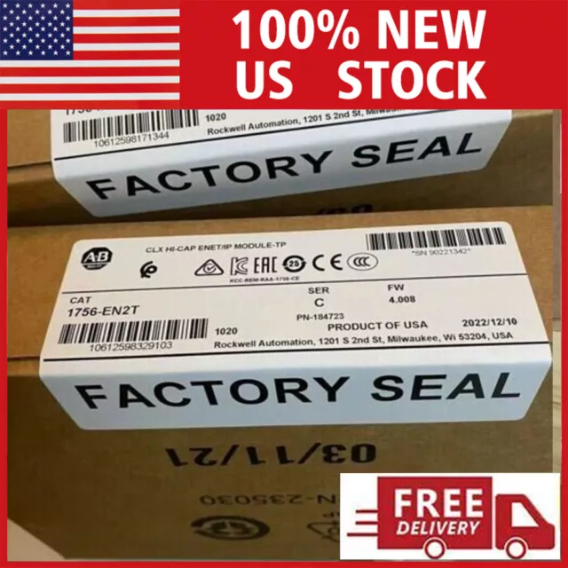 1756-EN2T SER C ControlLogix EtherNet/IP Module 1756EN2T New Factory Sealed