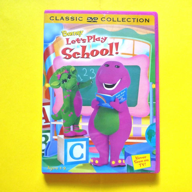 BARNEY LET'S PLAY School DVD $8.25 - PicClick CA