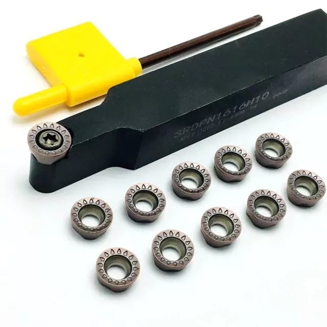 Simplify Turning Applications with SRDPN1616H10 Tool Holder and RPMW R5 Inserts