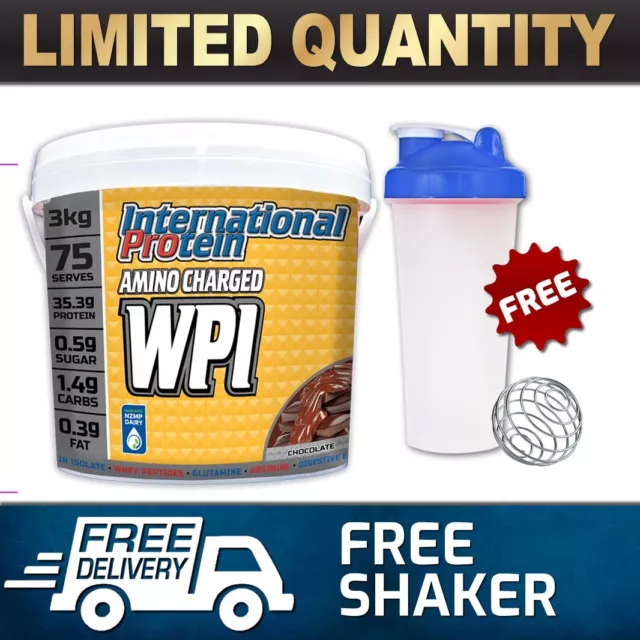 International Protein Amino Charged WPI Whey Hydrolysed Isolate Powder