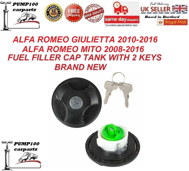 FOR ALFA ROMEO Giulietta Fuel Petrol Diesel Filler Locking Tank Cap