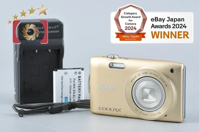 NIKON COOLPIX S3300 Sweet Gold 16.0 MP Digital Camera [Very