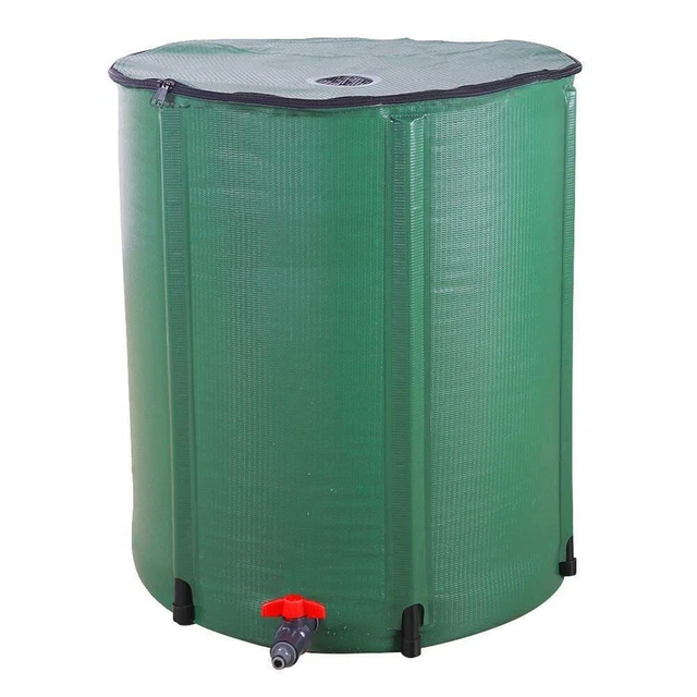 Baril de pluie 100 L avec tige de support en PVC solution fiable de collecte d'e